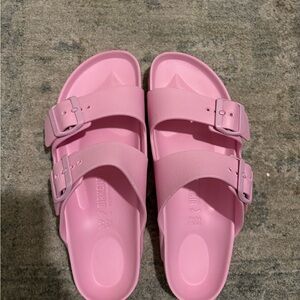 Birkenstock Double Strap Sandals in Soft Pink